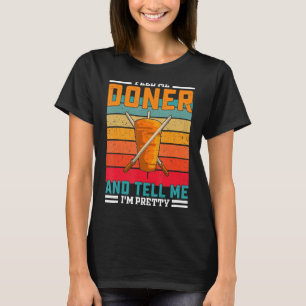 Retro Feed Me Doner Funny Saying - Turkish Kebab T-Shirt