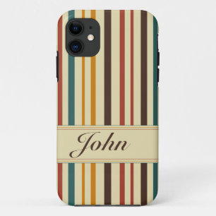 Retro Feel stripes iPhone 11 Case