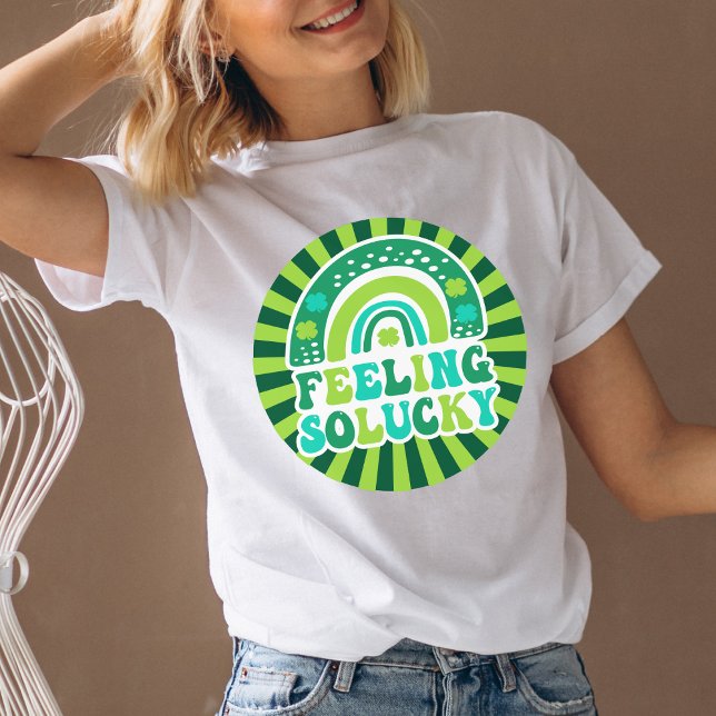 Retro Feeling so lucky St. Patrick's Day T-Shirt (Creator Uploaded)