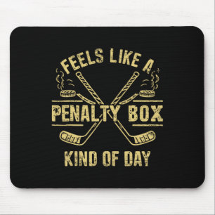 Retro Feels Like A Penalty Box Kind Of Day Funny H Mouse Pad