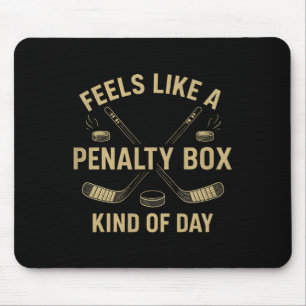 Retro Feels Like A Penalty Box Kind Of Day Hockey Mouse Pad