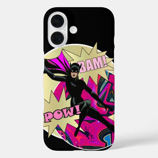 Retro female superhero Case-Mate iPhone case (Back)