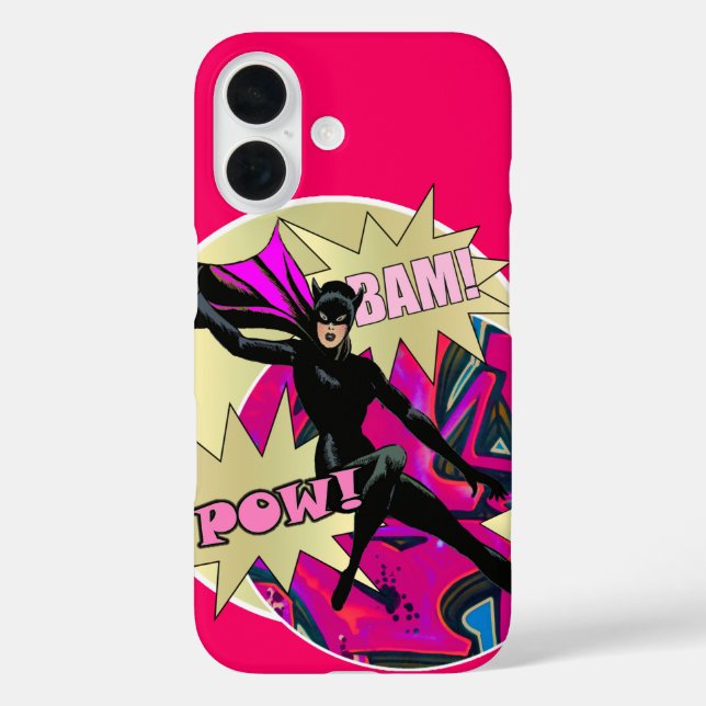 Retro female superhero Case-Mate iPhone case (Back)