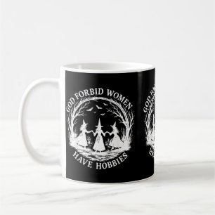 Retro Feminist Celestial God Forbid Women Have Coffee Mug