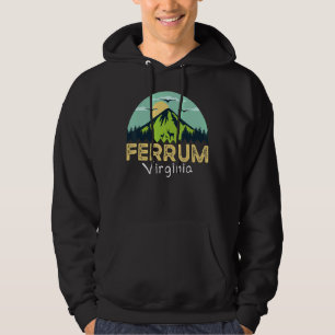Retro Ferrum Virginia Franklin County Outdoor Deer Hoodie