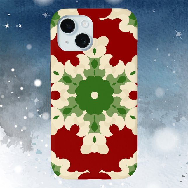 Retro Festive Mandala Case-Mate iPhone Case (Creator Uploaded)