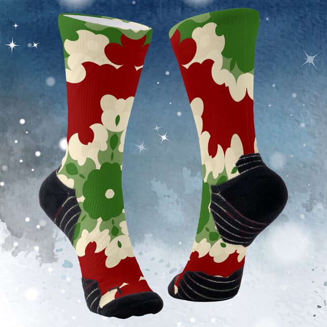 Retro Festive Mandala Socks (Creator Uploaded)