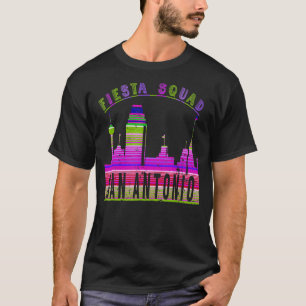 Retro Fiesta Squad San Antonio Texas Matching Grou T-Shirt