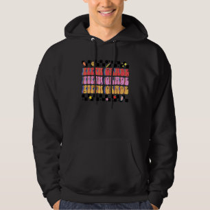 Retro Fifth Grade Girls Boys Teacher Team 5th Grad Hoodie