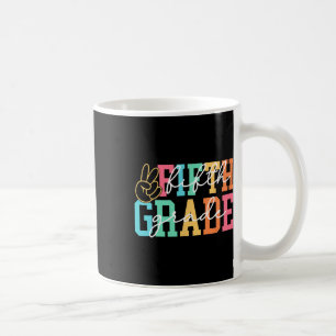 Retro Fifth Grade Preppy Back To School Teacher Gi Coffee Mug