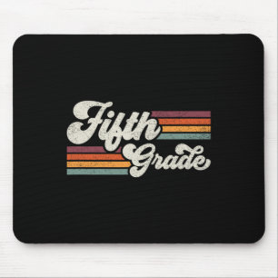 Retro Fifth Grade Teacher Ck To School Mouse Pad