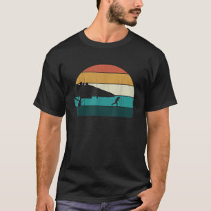 Retro Fighter Aircraft Pilot Vintage Sunset Jet La T-Shirt