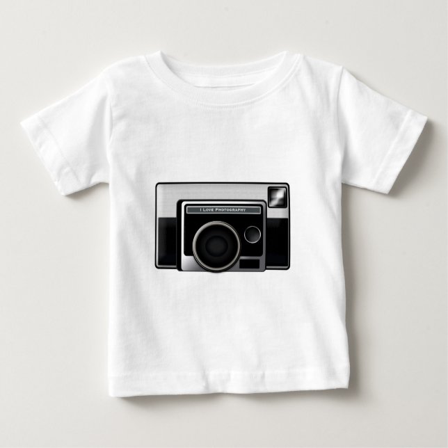 Retro Film Camera Baby T-Shirt (Front)