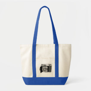 Retro Film Camera Photography Drawing Sketch Tote Bag