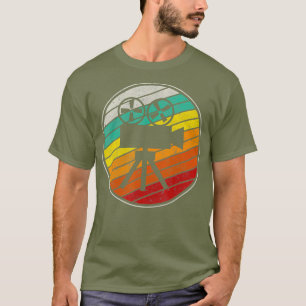 Retro Filmmaker Vintage Camera Editor Director T-Shirt
