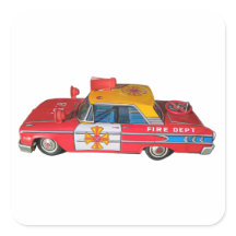 RETRO FIRE DEPARTMENT CAR