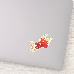 Retro Fire Dragon