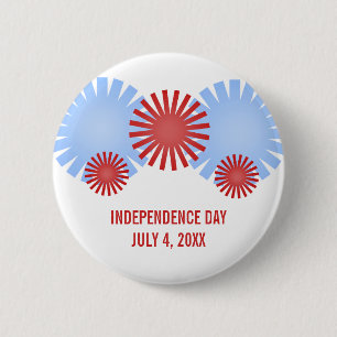 Retro Fireworks Button