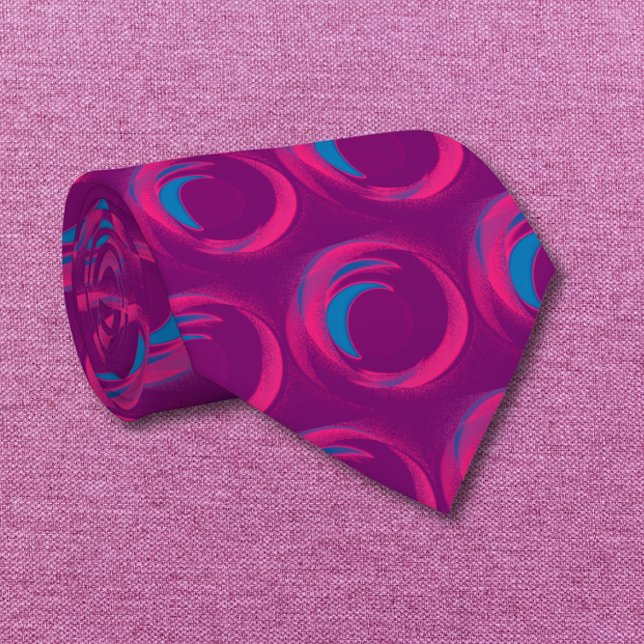 retro fish-eye pattern tie (Creator Uploaded)