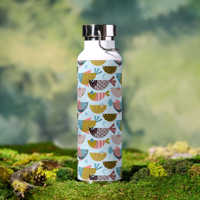 Retro Fish Water Bottle (Outdoor)