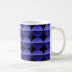 Retro Flair Mug, Royal Blue Coffee Mug