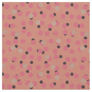 Retro Flamingo Fizz Bold Pink Dots Fabric