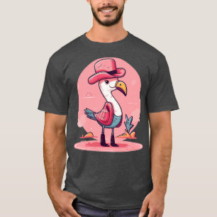Retro Flamingo Gifts Funny Flamingo Beach Summer T-Shirt