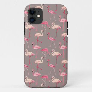 Retro Flamingos iPhone 11 Case