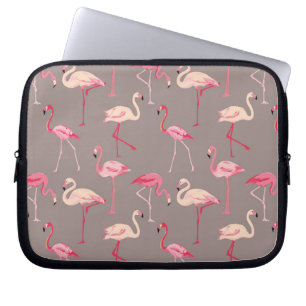 Retro Flamingos Laptop Sleeve