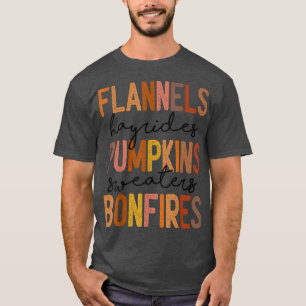Retro Flannels Hayrides Pumpkins Sweaters Bonfires