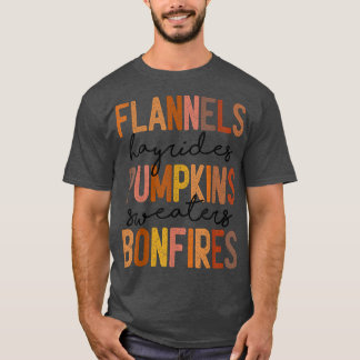 Retro Flannels Hayrides Pumpkins Sweaters Bonfires