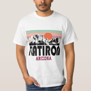 Retro Flat Iron Superstitions Mountain Arizona  T-Shirt