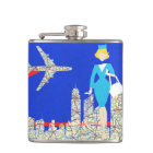 Retro Flight Attendant Flask