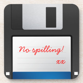 Retro Floppy Disc Coaster