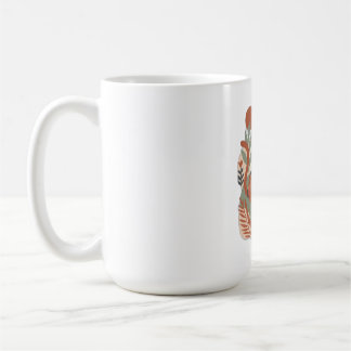 Retro Floral Boho Art T-Shirt Coffee Mug