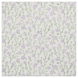Retro floral boho pattern. Japanese sakura. Fabric