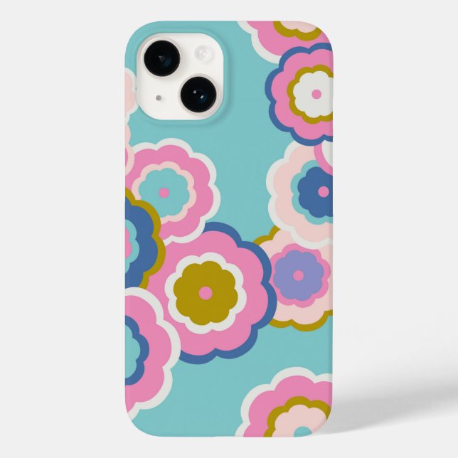 Retro Floral  Case-Mate iPhone Case (Back)