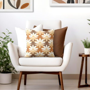 Retro Floral Decorative Cushion