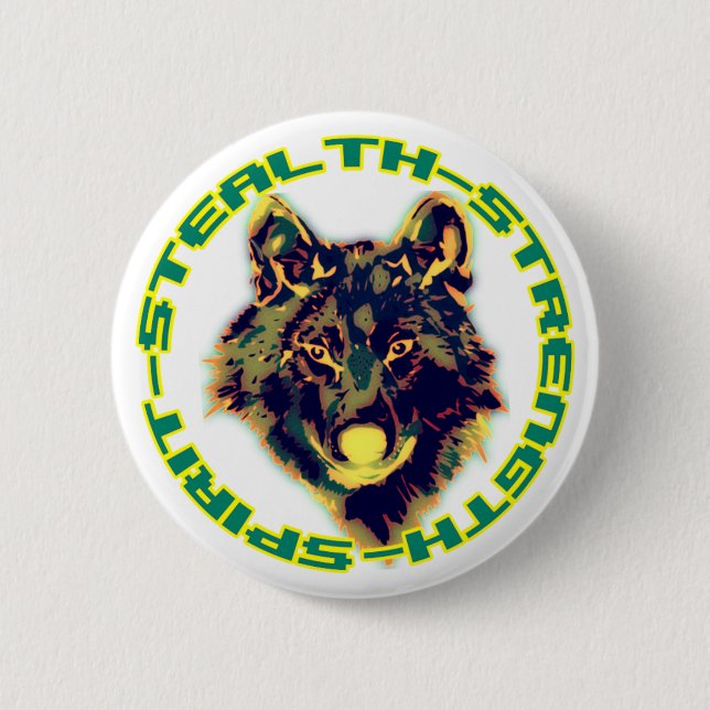 retro floral design 6 cm round badge (Front)