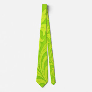 retro floral design tie