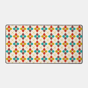 Retro Floral Desk Mat