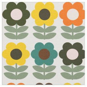 Retro floral fabric