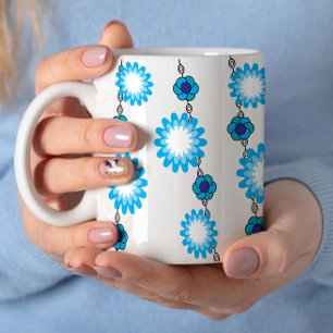 Retro Floral Garland Mug
