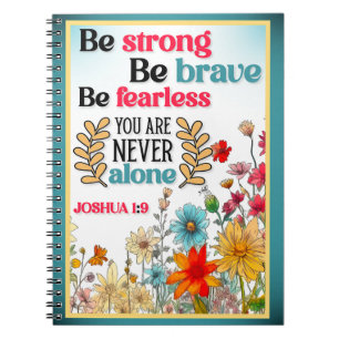 Retro Floral Inspirational Notebook