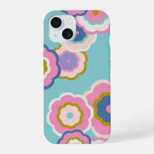 Retro Floral Pastel iPhone Case