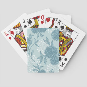 Retro Floral Pattern 2 3 Playing Cards