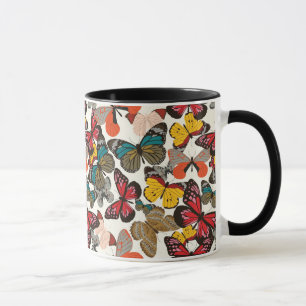 Retro floral pattern 2 mug