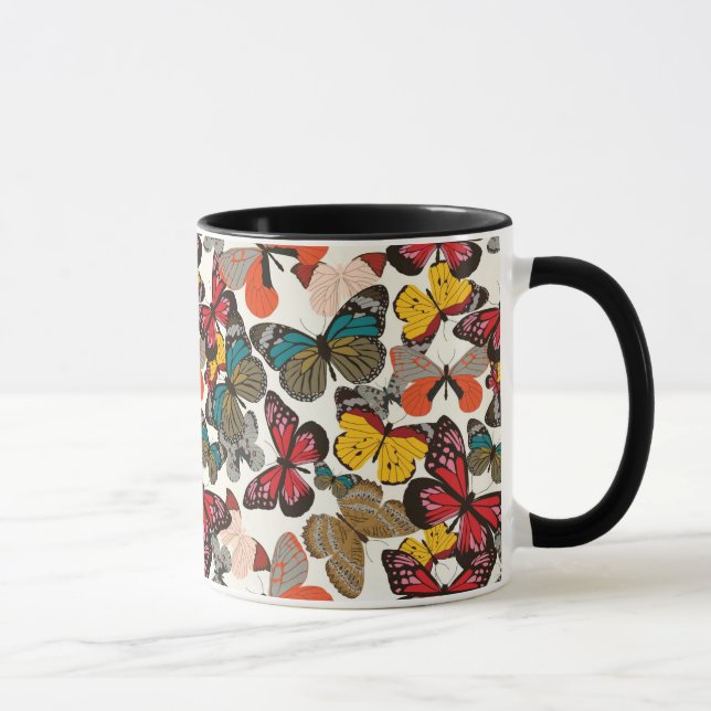 Retro floral pattern 2 mug (Right)