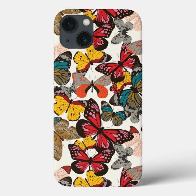 Retro floral pattern 4 Case-Mate iPhone case (Back)