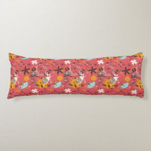 Retro floral pattern 7 body cushion